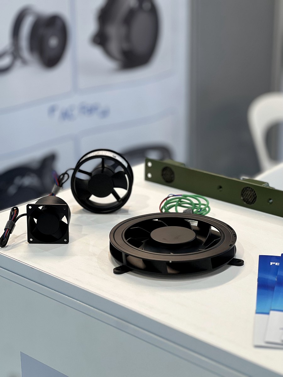 Close-up of Perseus rugged cooling products at Eurosatory 2026